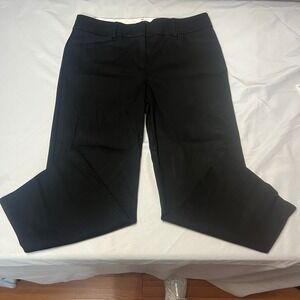 LOFT Black Dress Pants Career Wear Capsule Wardrobe Cropped Ankle Casual Size‎ 4